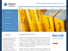 Tablet Screenshot of bilingva.com